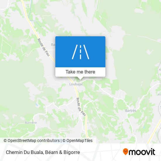 Chemin Du Buala map