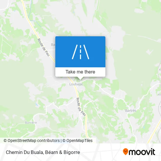 Chemin Du Buala map