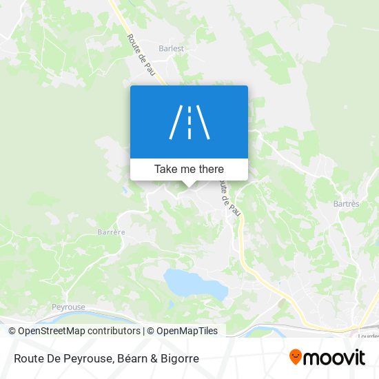 Route De Peyrouse map