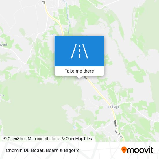 Chemin Du Bédat map