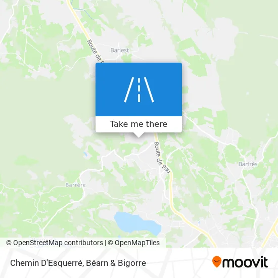 Chemin D'Esquerré map