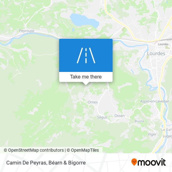 Camin De Peyras map