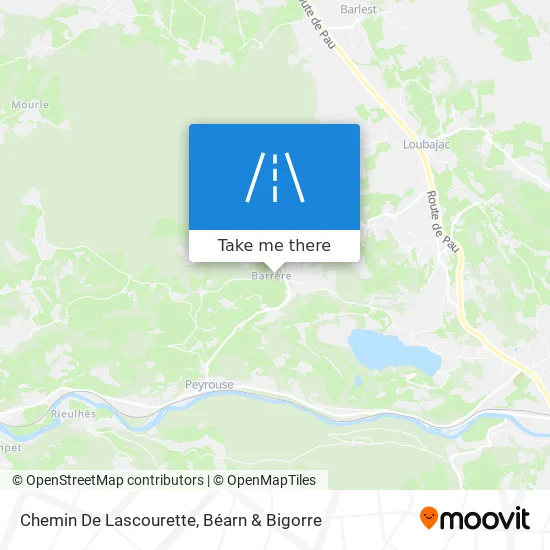 Chemin De Lascourette map