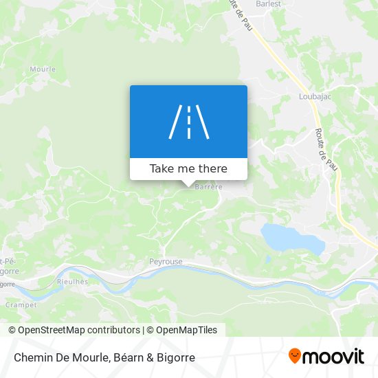 Chemin De Mourle map