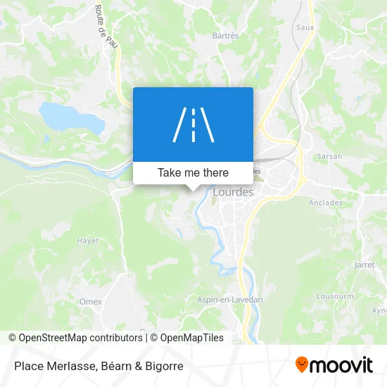 Place Merlasse map