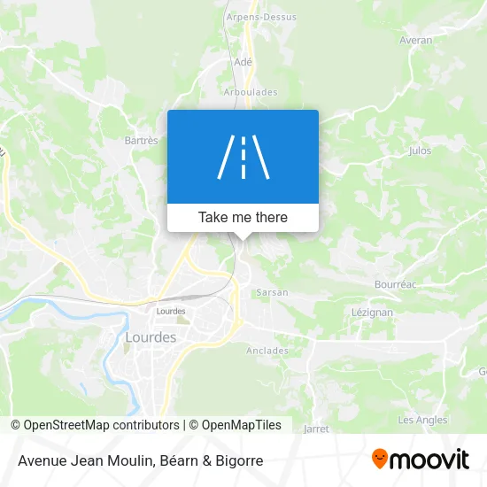 Avenue Jean Moulin map