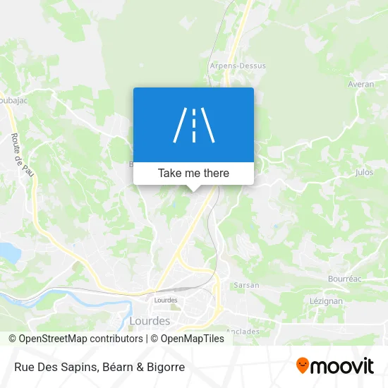 Rue Des Sapins map