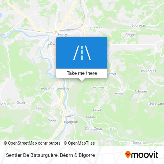 Sentier De Batsurguère map