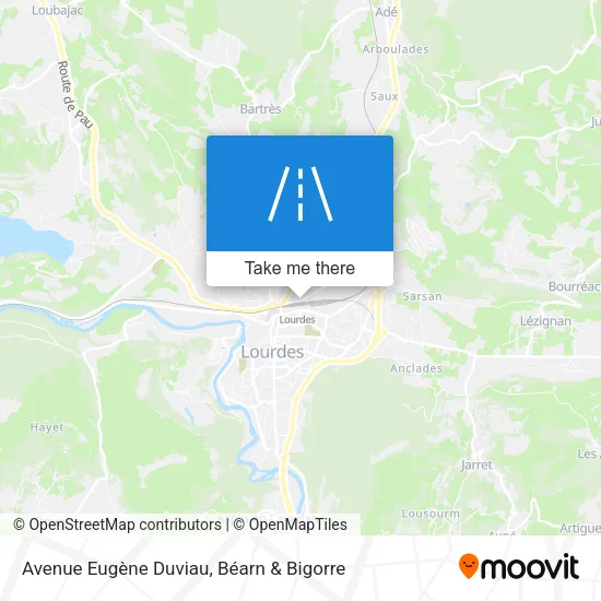 Avenue Eugène Duviau map