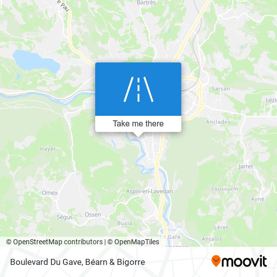 Boulevard Du Gave map