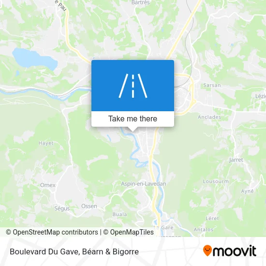 Boulevard Du Gave map