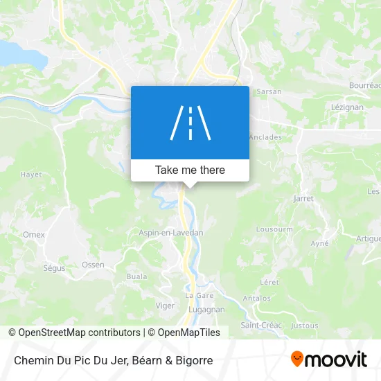 Chemin Du Pic Du Jer map