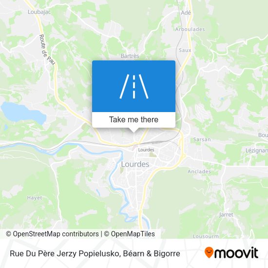 Rue Du Père Jerzy Popielusko map