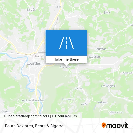 Route De Jarret map