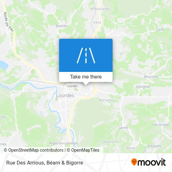 Rue Des Arrious map