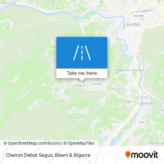 Chemin Debat Segus map