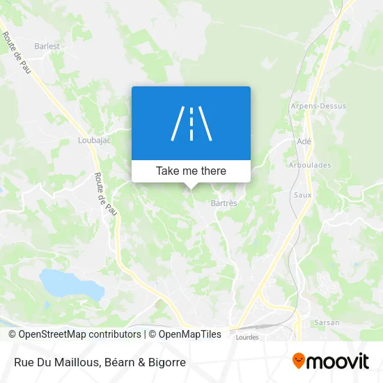 Rue Du Maillous map