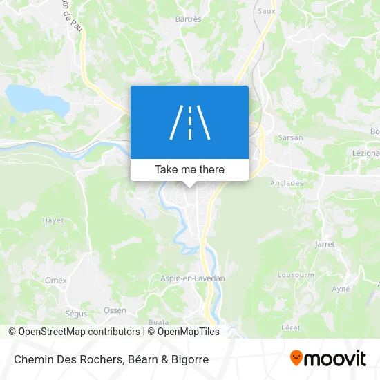 Chemin Des Rochers map
