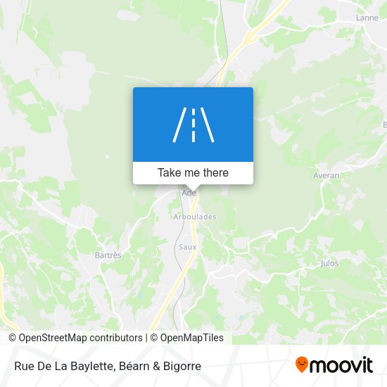 Rue De La Baylette map