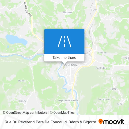 Rue Du Révérend Père De Foucauld map