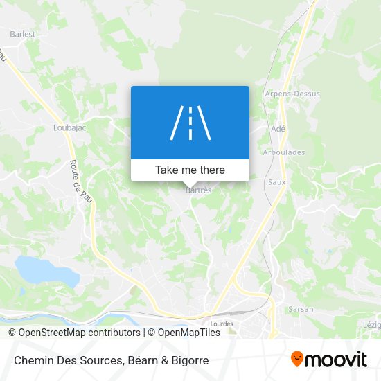 Chemin Des Sources map