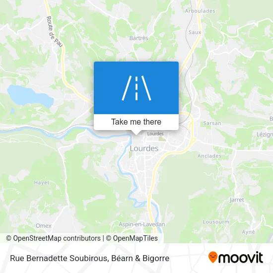 Rue Bernadette Soubirous map