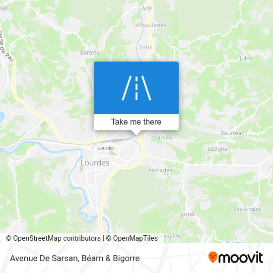 Avenue De Sarsan map