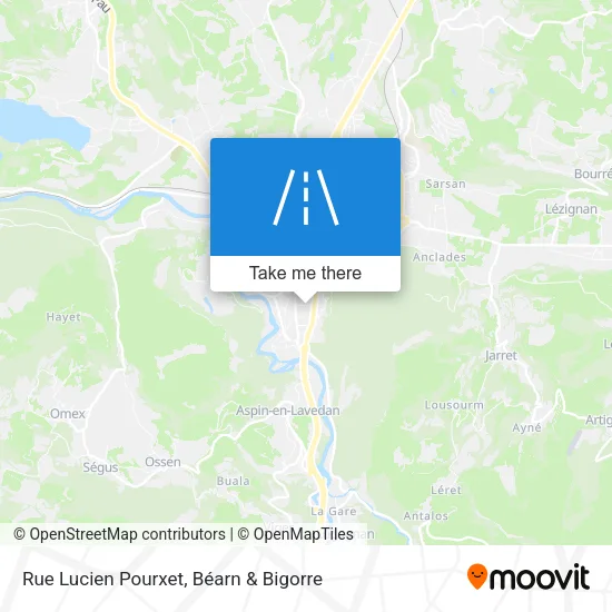 Rue Lucien Pourxet map