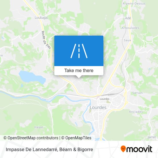 Impasse De Lannedarré map
