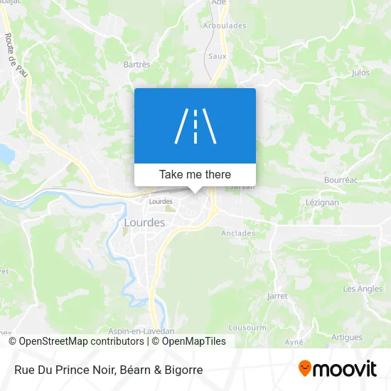 Rue Du Prince Noir map