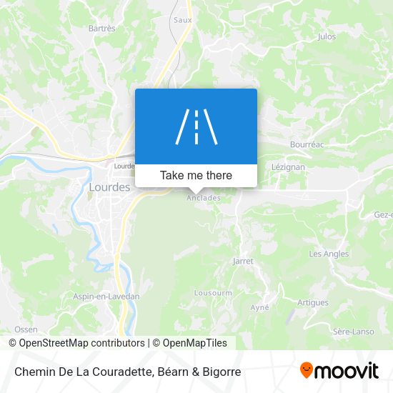 Chemin De La Couradette map