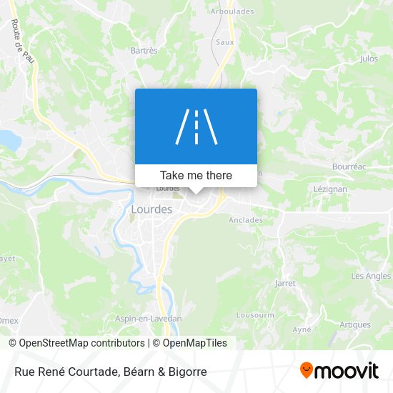 Rue René Courtade map