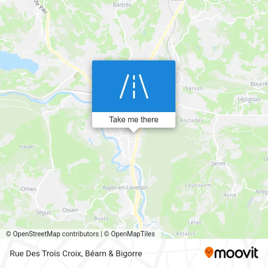 Rue Des Trois Croix map