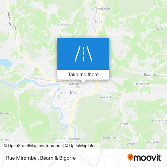 Rue Mirambel map