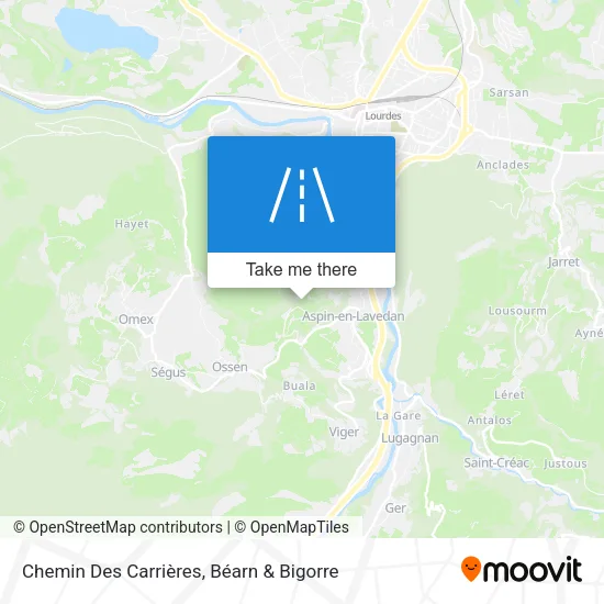 Chemin Des Carrières map