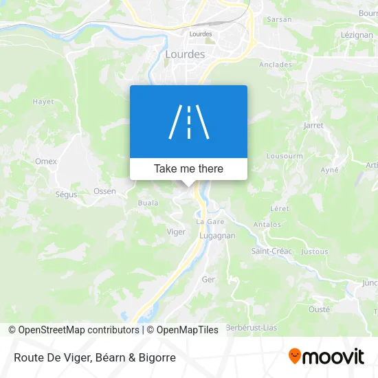 Route De Viger map