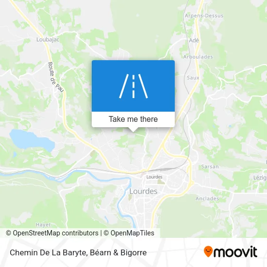 Chemin De La Baryte map