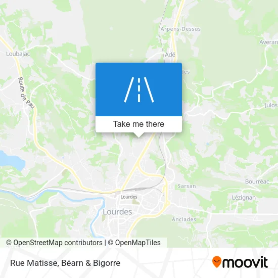 Rue Matisse map