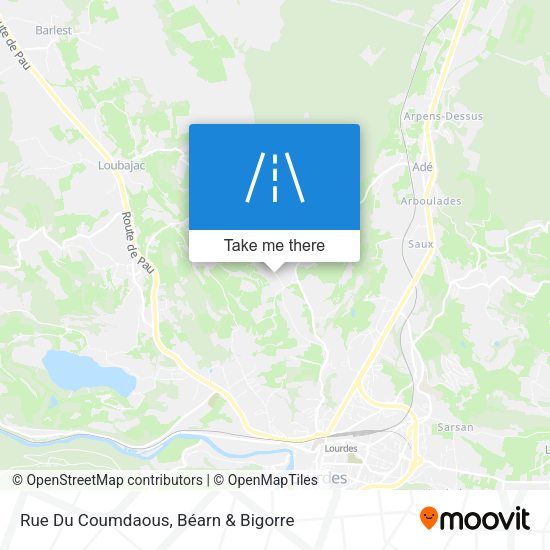 Rue Du Coumdaous map