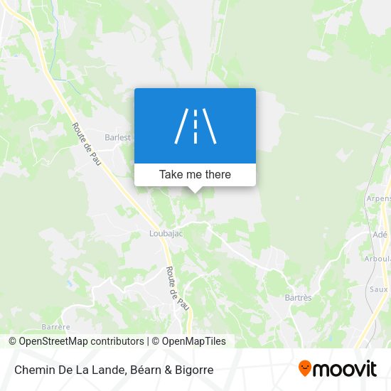 Chemin De La Lande map