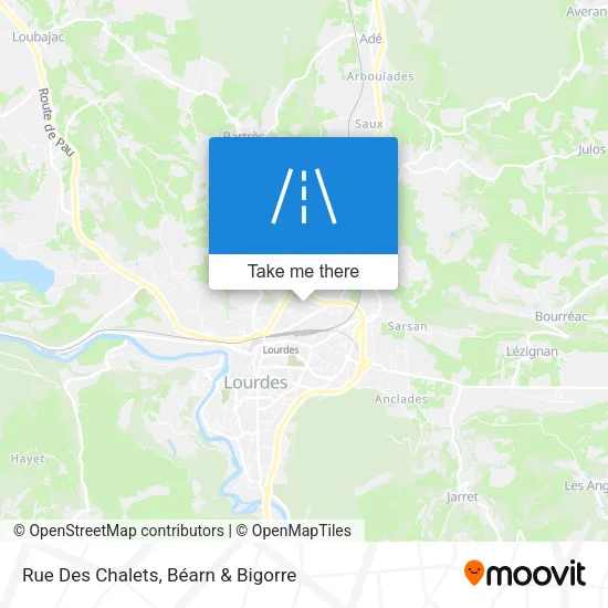 Rue Des Chalets map