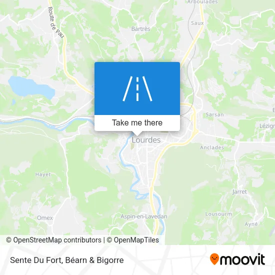 Sente Du Fort map