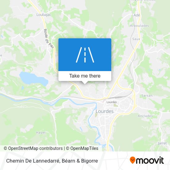 Chemin De Lannedarré map