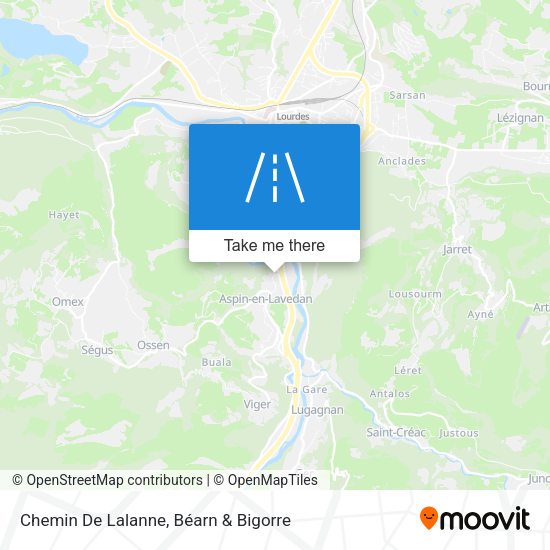 Chemin De Lalanne map