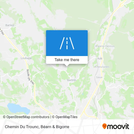 Chemin Du Trounc map
