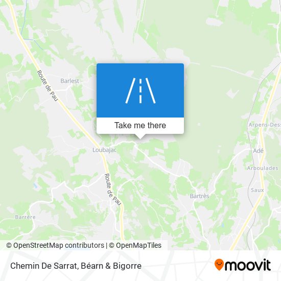 Chemin De Sarrat map