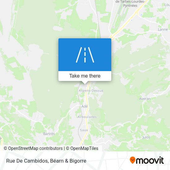 Rue De Cambidos map