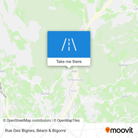 Rue Des Bignes map