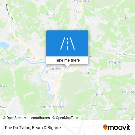 Rue Du Tydos map