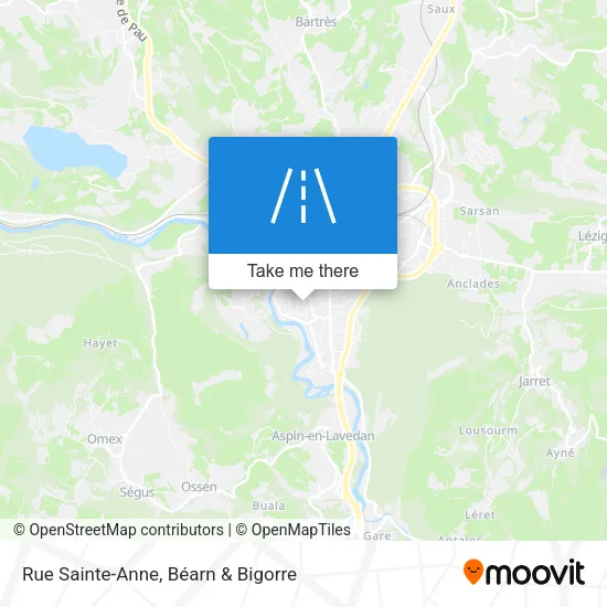 Rue Sainte-Anne map